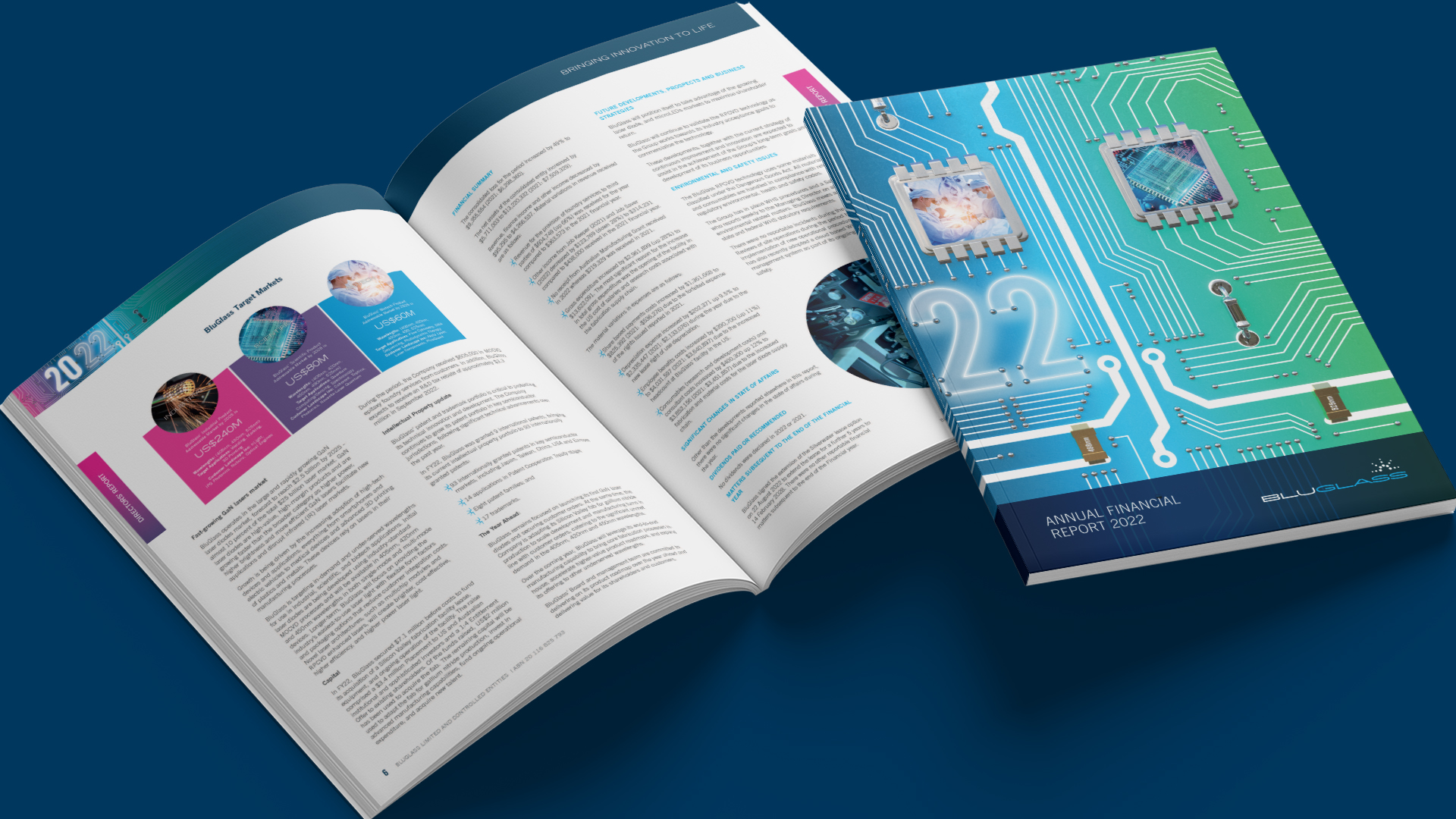 Bluglass Book A4 Cover And Spread 2