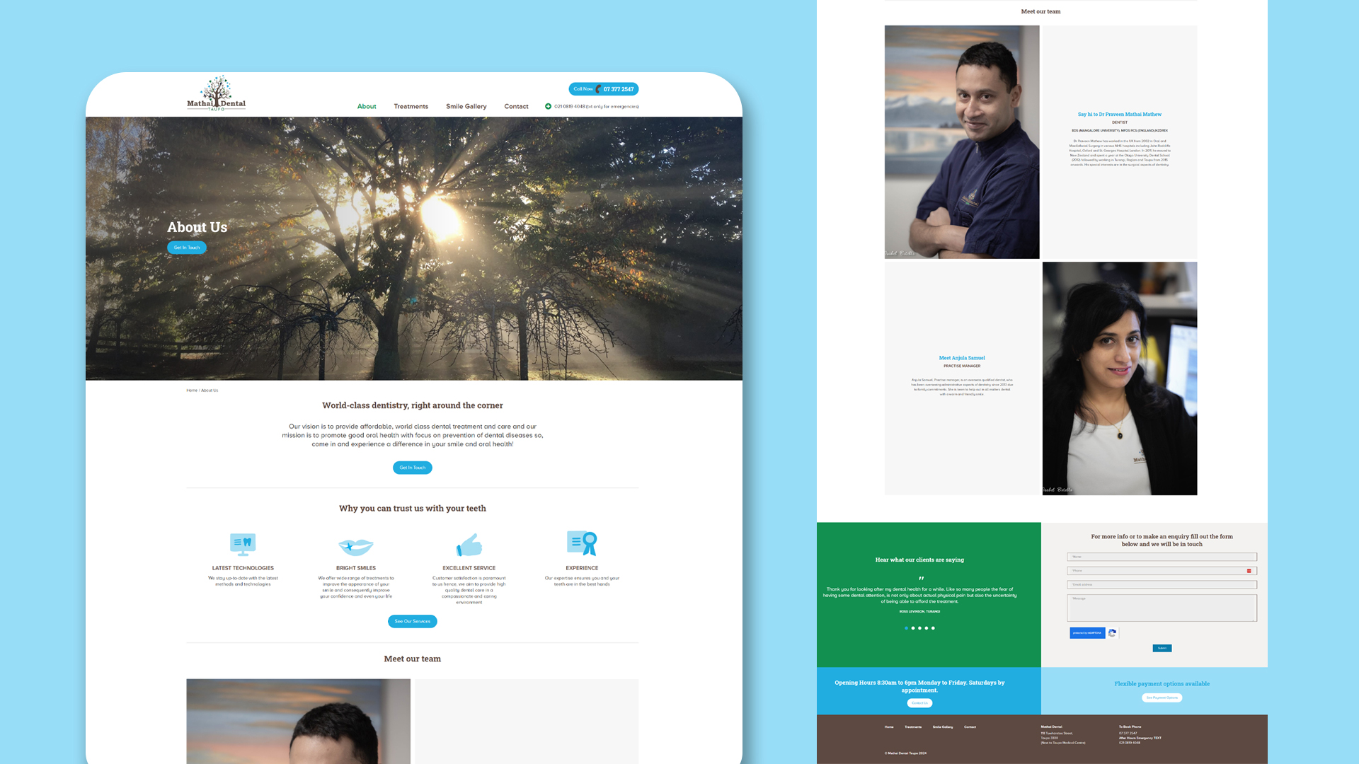 Mathai Web Feature And Scroll