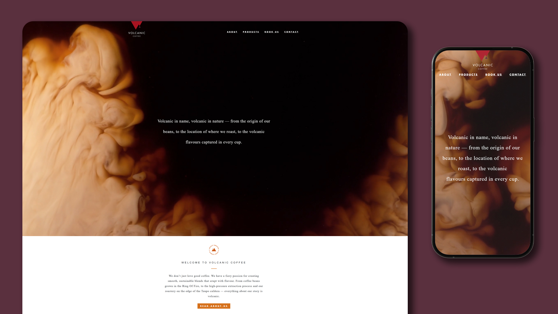 Volcanic Web Desktop And Mob