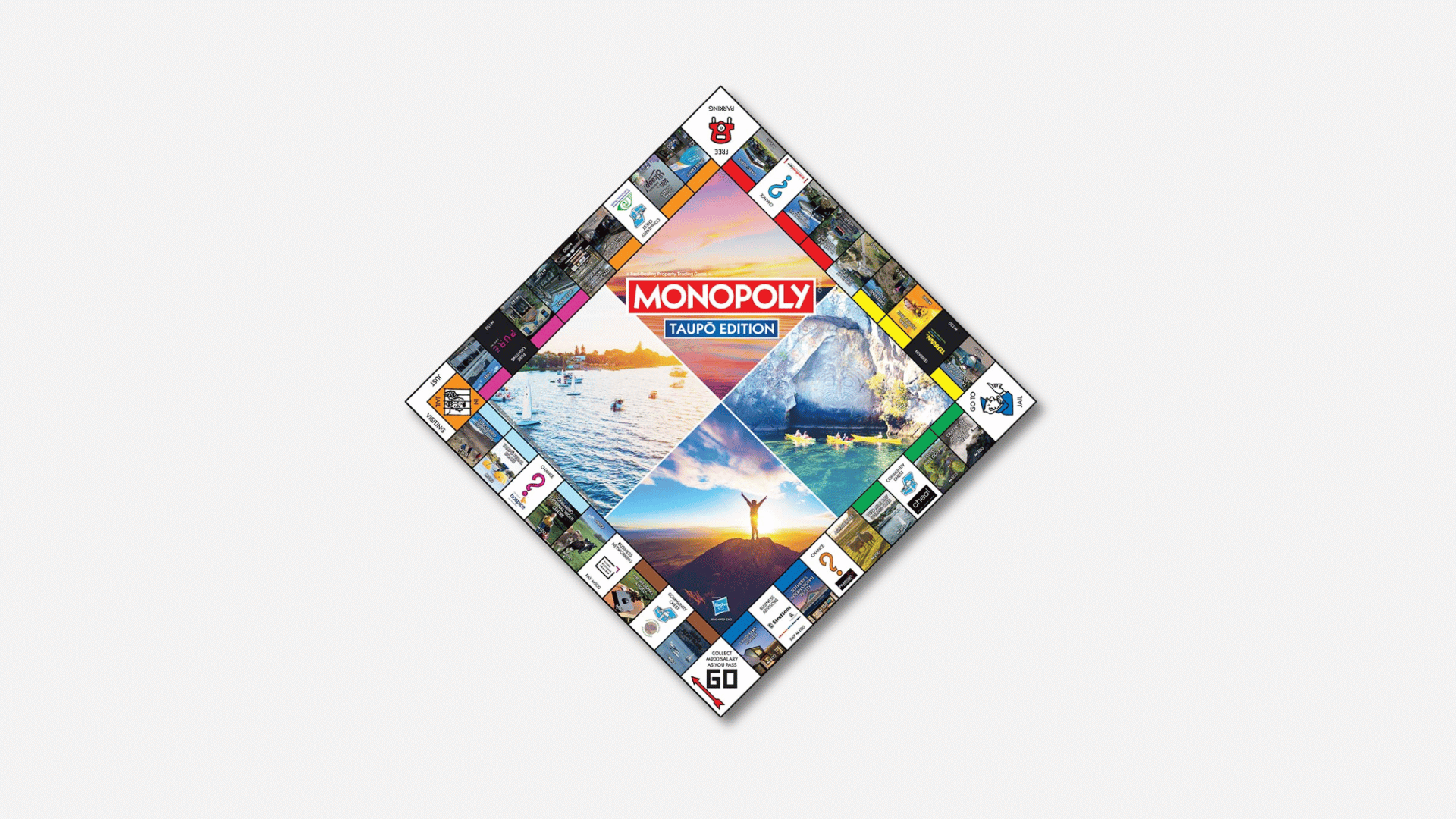 Monopoly Taupo Edition Board Grey (1)