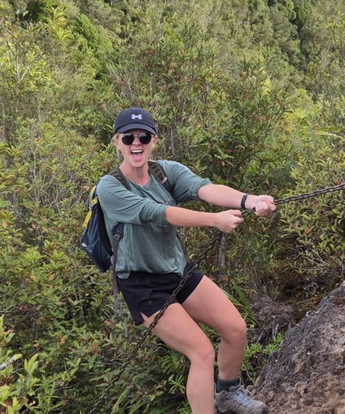 Amy Hiking
