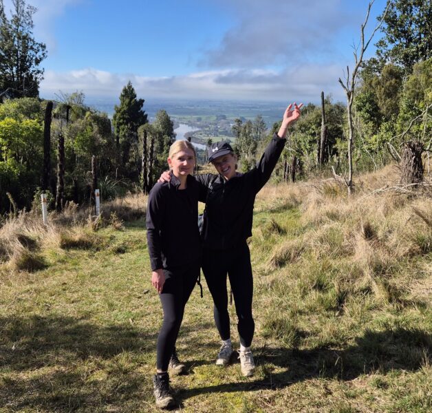 Danica And Amy Hiking