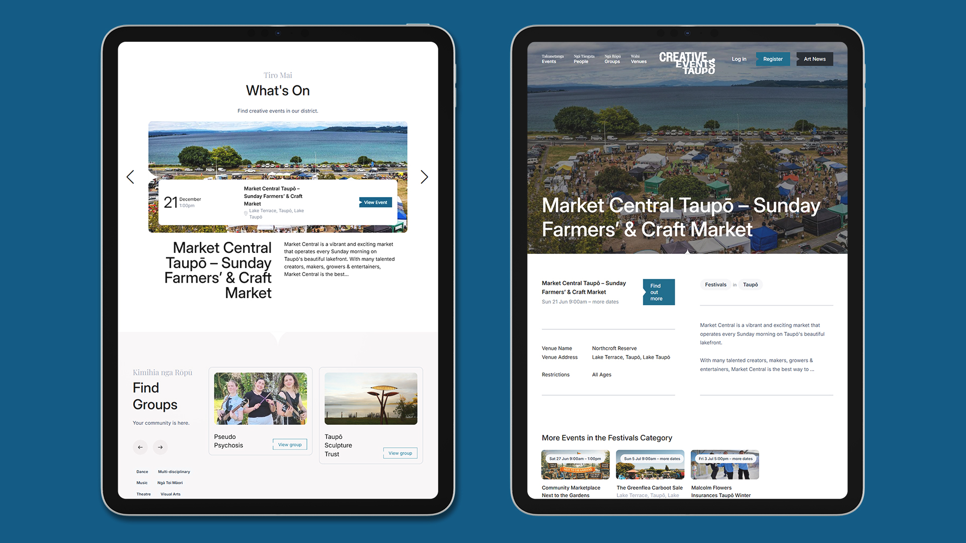 Tablet 2 Screens
