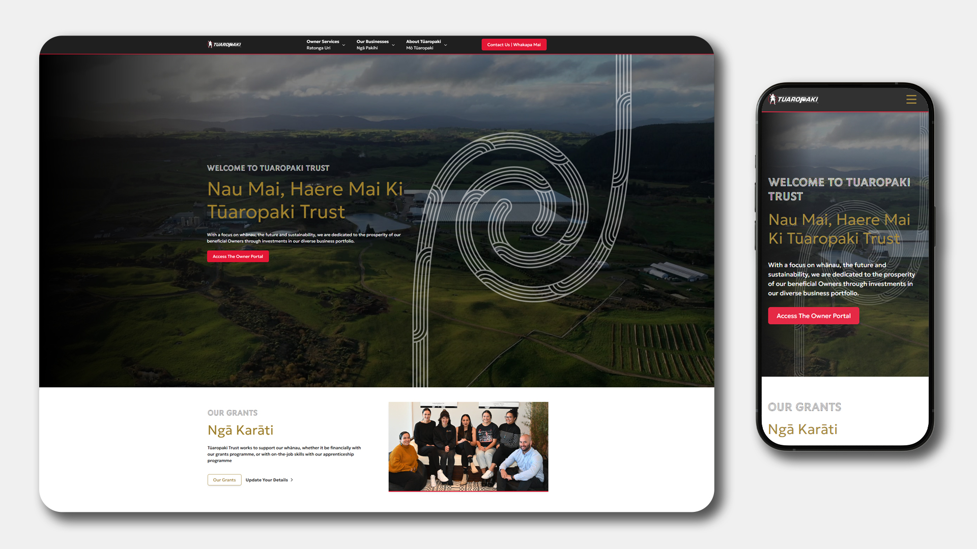 Tuaropaki Web Desktop And Mob