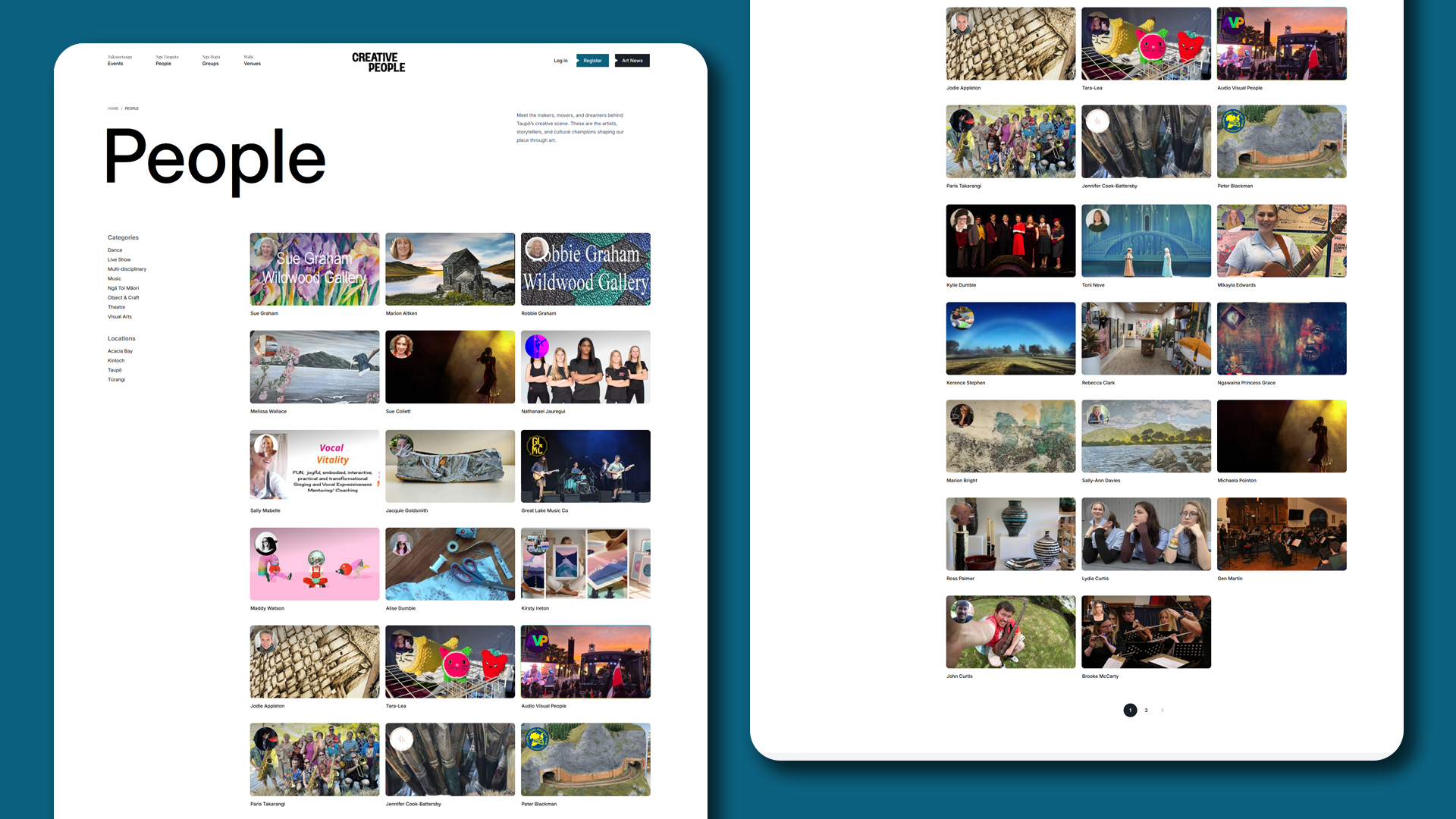 Web Desktop Full Scroll