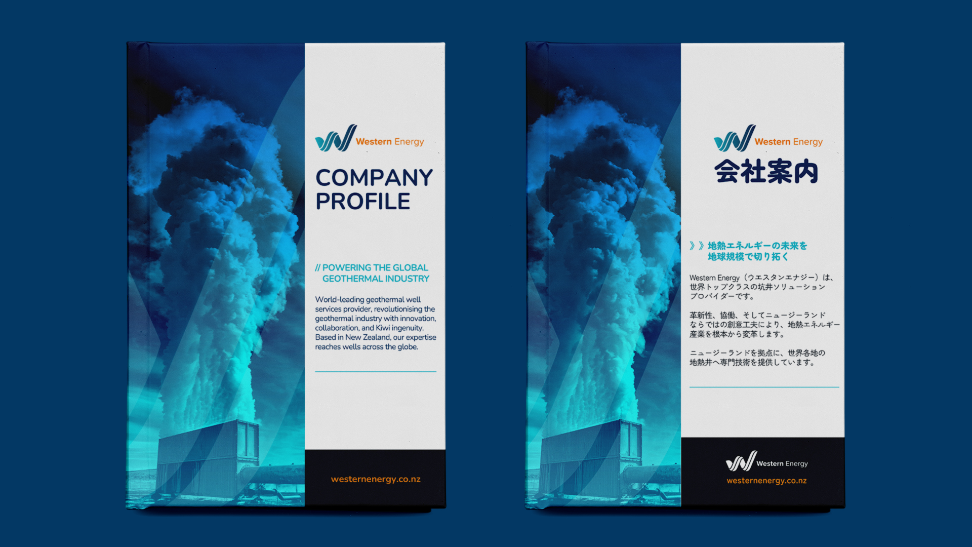 We Company Profile Covers